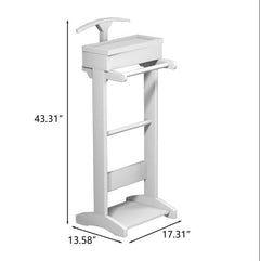 White Portable Clothes Hanger